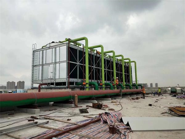 低噪音冷卻塔、橫流式玻璃鋼冷卻塔技術參數,橫流式低噪音冷卻塔